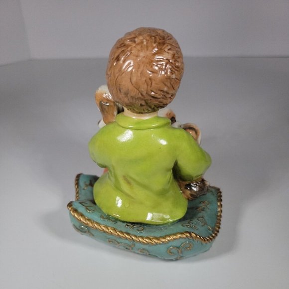 Heritage Mint LTD 2003 Porcelain Christmas Setting 1 REPLACEMENT PIECE Child Dog - Picture 3 of 6